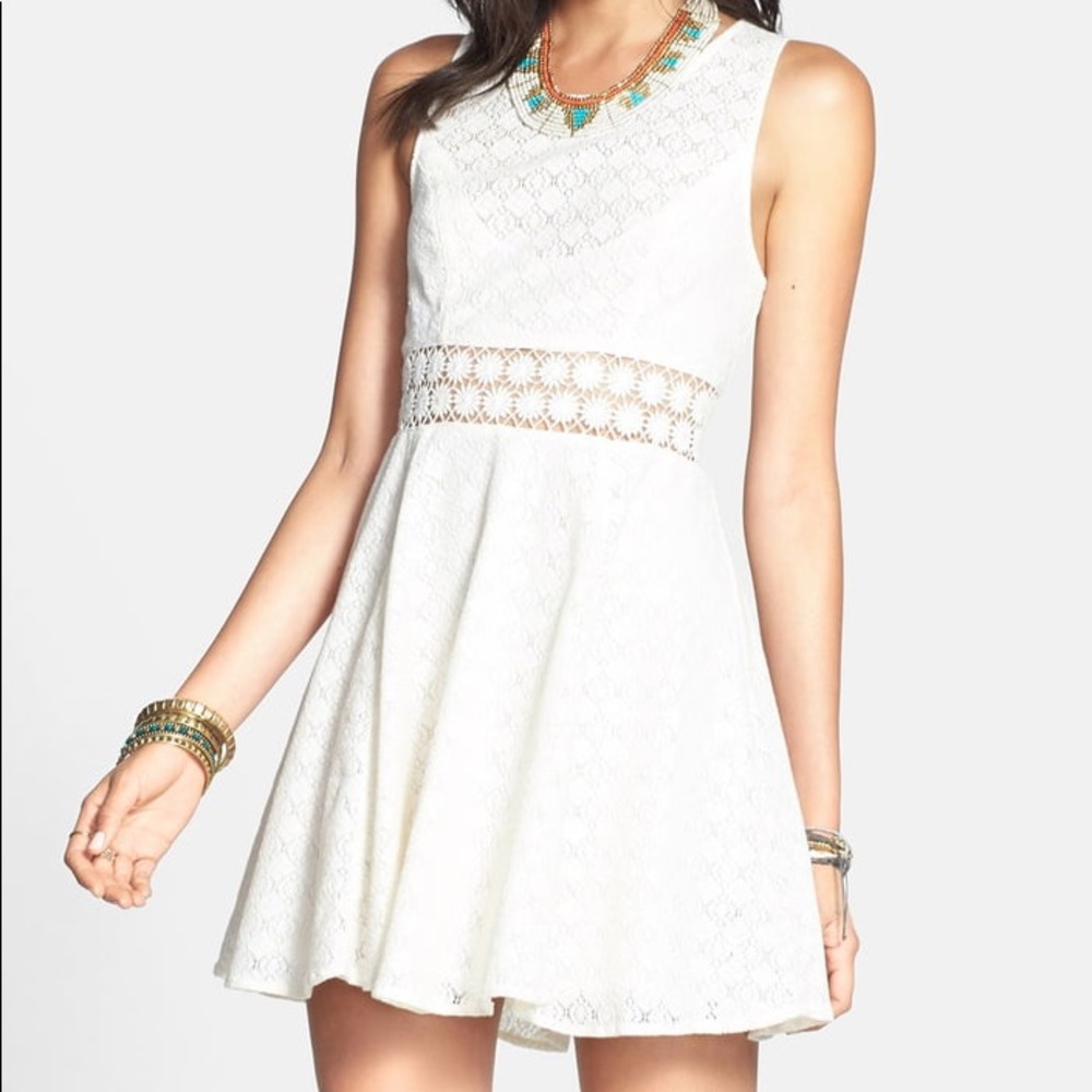 Free People Daisy Lace Fit & Flare Dress Size 6